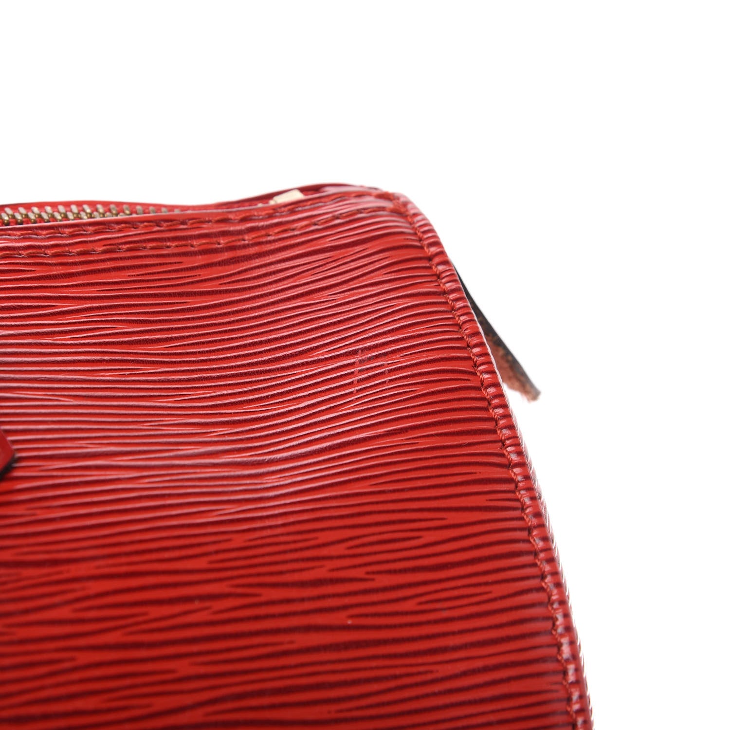 Louis Vuitton Epi Speedy 30 Castillan Red 12 of 13