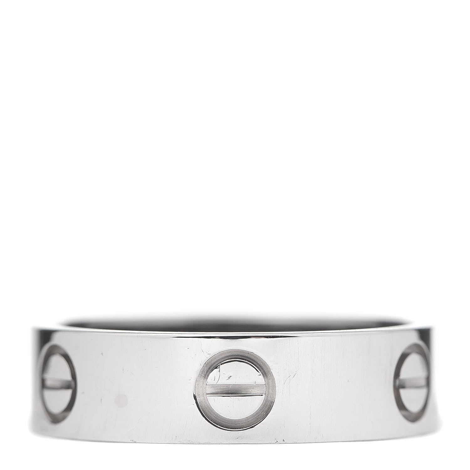 Cartier 18K White Gold 5.5mm LOVE Ring 57 8 3 of 6