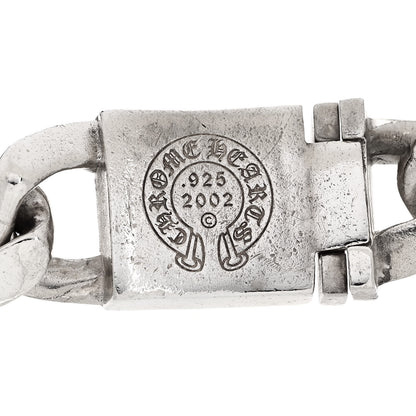 Chrome Hearts Sterling Silver Cross Box Fancy Link Curb Chain Bracelet 3 of 3