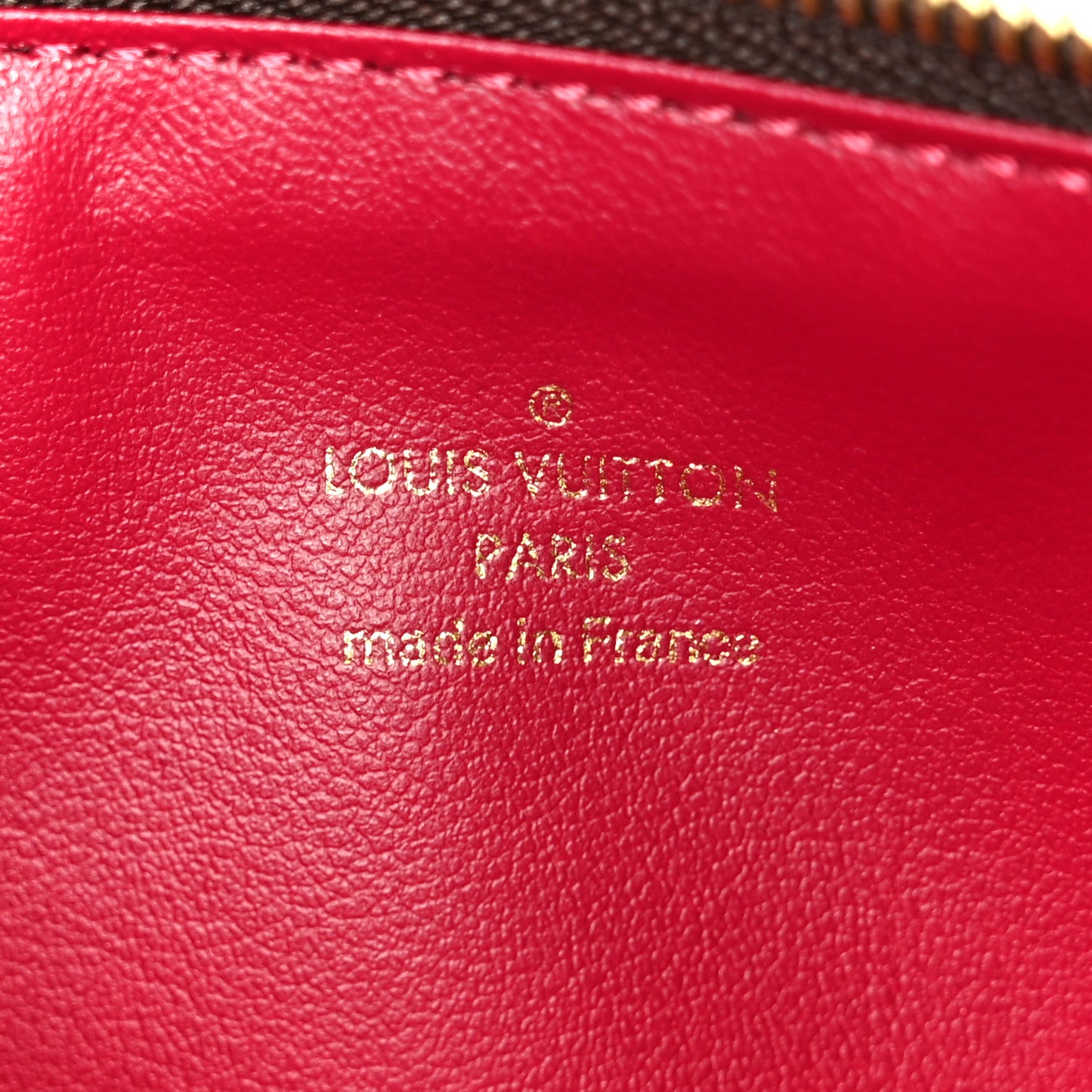 Monogram Pochette Felicie Chain Wallet Fuchsia