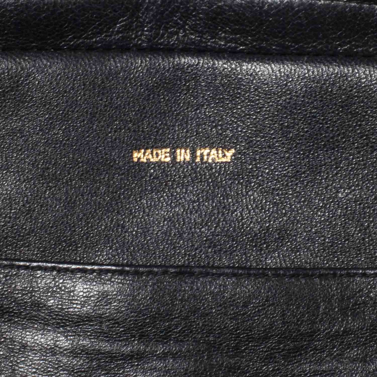 Lambskin Tassel Camera Case Black