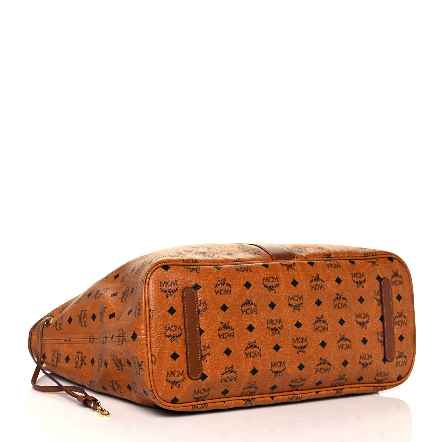Visetos Large Liz Reversible Shopper Tote Cognac