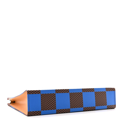 Louis Vuitton Damier Pop Pochette Voyage MM Blue 4 of 9