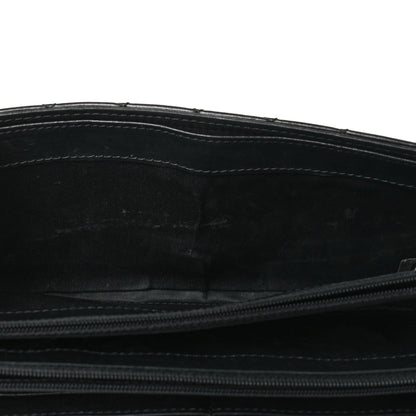 Chanel Lambskin Quilted Clutch with Chain Flap Black 12 of 13