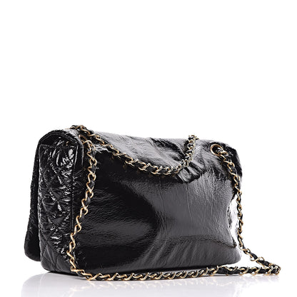 Chanel Vinyl Medium Rock and Chain Flap Black 3 of 11