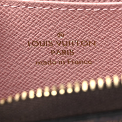 Louis Vuitton Damier Ebene Zippy Coin Purse Rose Ballerine 7 of 8
