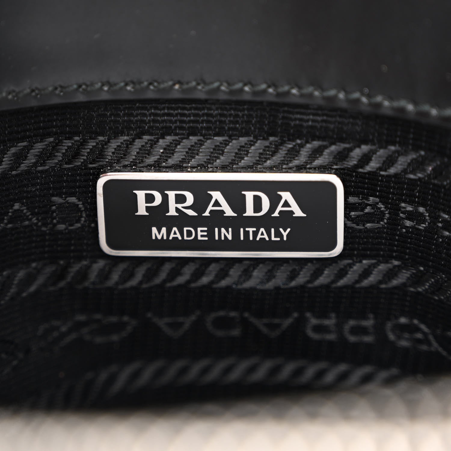 Prada Spazzolato Mini Re-Edition 1995 Double Handle Handbag Black 6 of 10