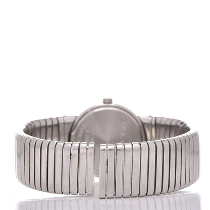 Bulgari Stainless Steel 26mm Tubogas Quartz Watch Black 4 of 7