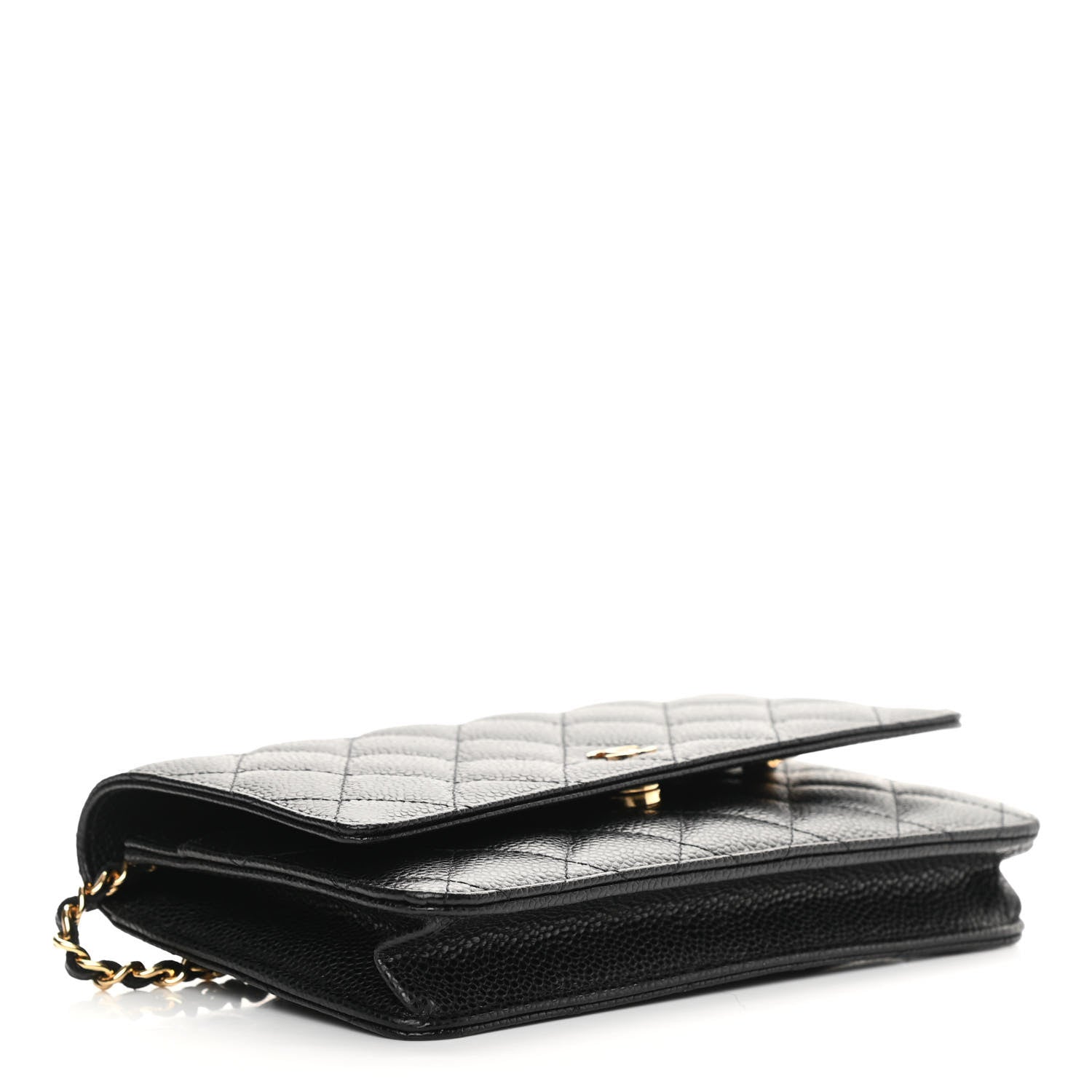 Chanel Caviar Quilted Wallet On Chain WOC Black 4 of 13