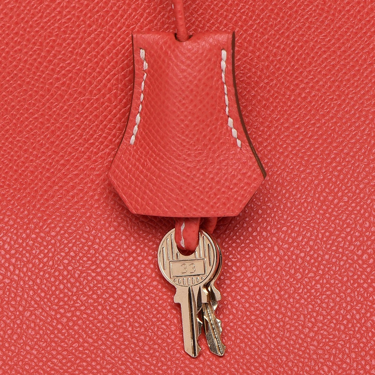Epsom Kelly Retourne 35 Rose Jaipur Gold
