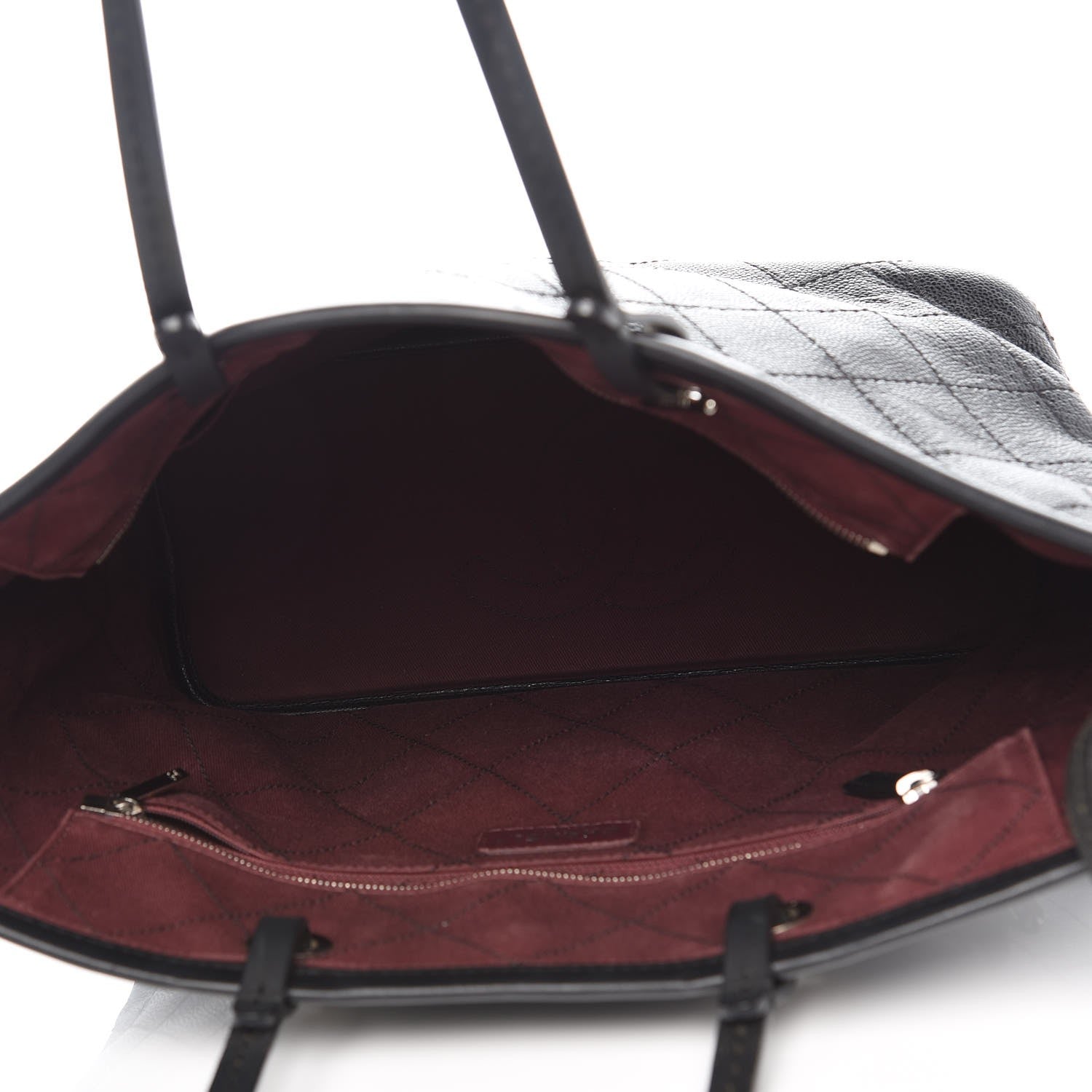 Chanel Grained Calfskin Shopping Fever Tote Black 6 of 9