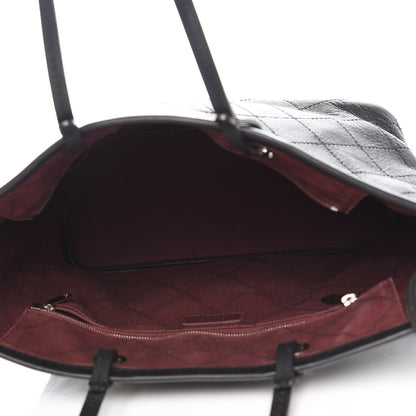 Chanel Grained Calfskin Shopping Fever Tote Black 6 of 9