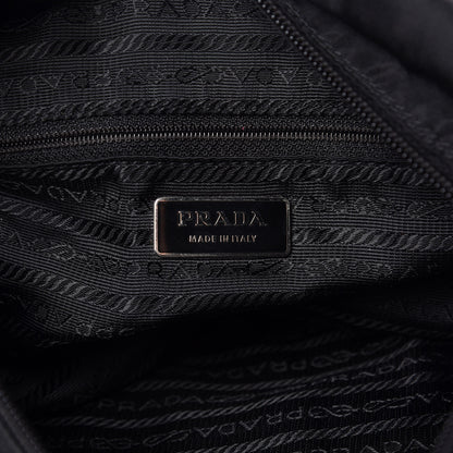 Prada Nylon Vela Messenger Bag Black 6 of 12