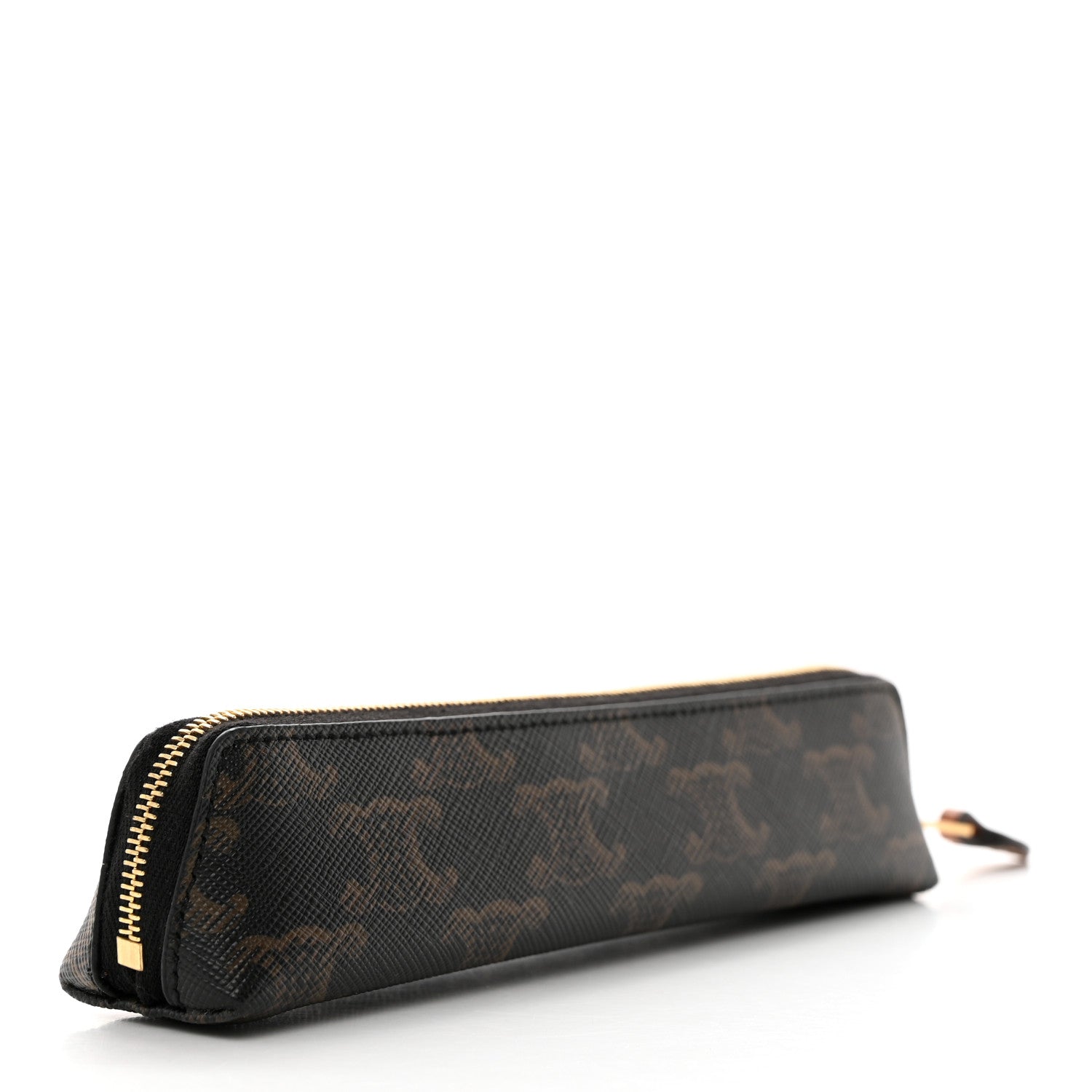 Celine Triomphe Canvas Pencil Case Black 3 of 8