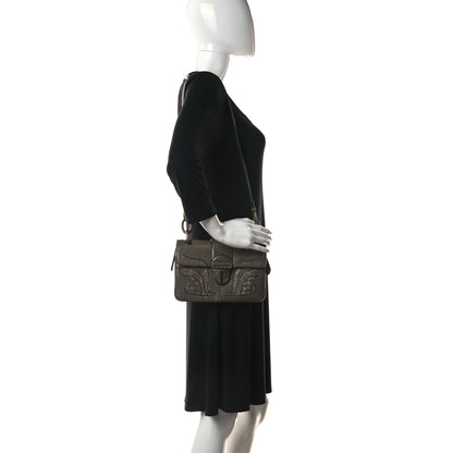 Bottega Veneta Karung Ostrich Nappa Intrecciato Darling Shoulder Bag Brown 3 of 14