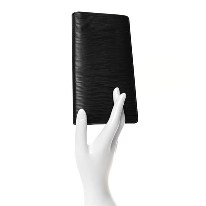 Louis Vuitton Epi Brazza Wallet Black 2 of 7