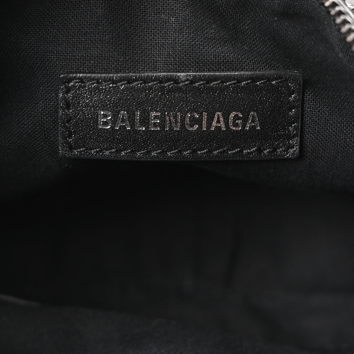 Balenciaga Strass Suede Le Cagole Shoulder Bag XS Black Jet 7 of 11