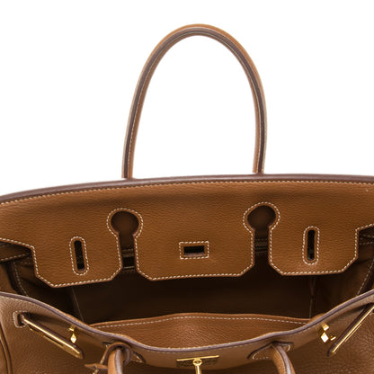 Hermes Taurillon Clemence Birkin 30 Gold 16 of 30