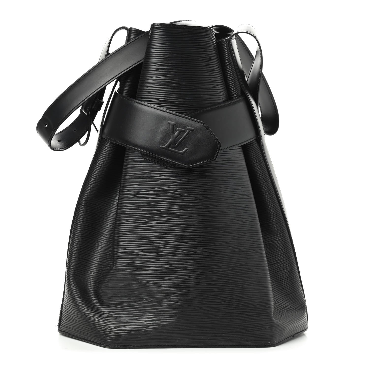 Louis Vuitton Epi Sac D'Epaule GM Black 2 of 8
