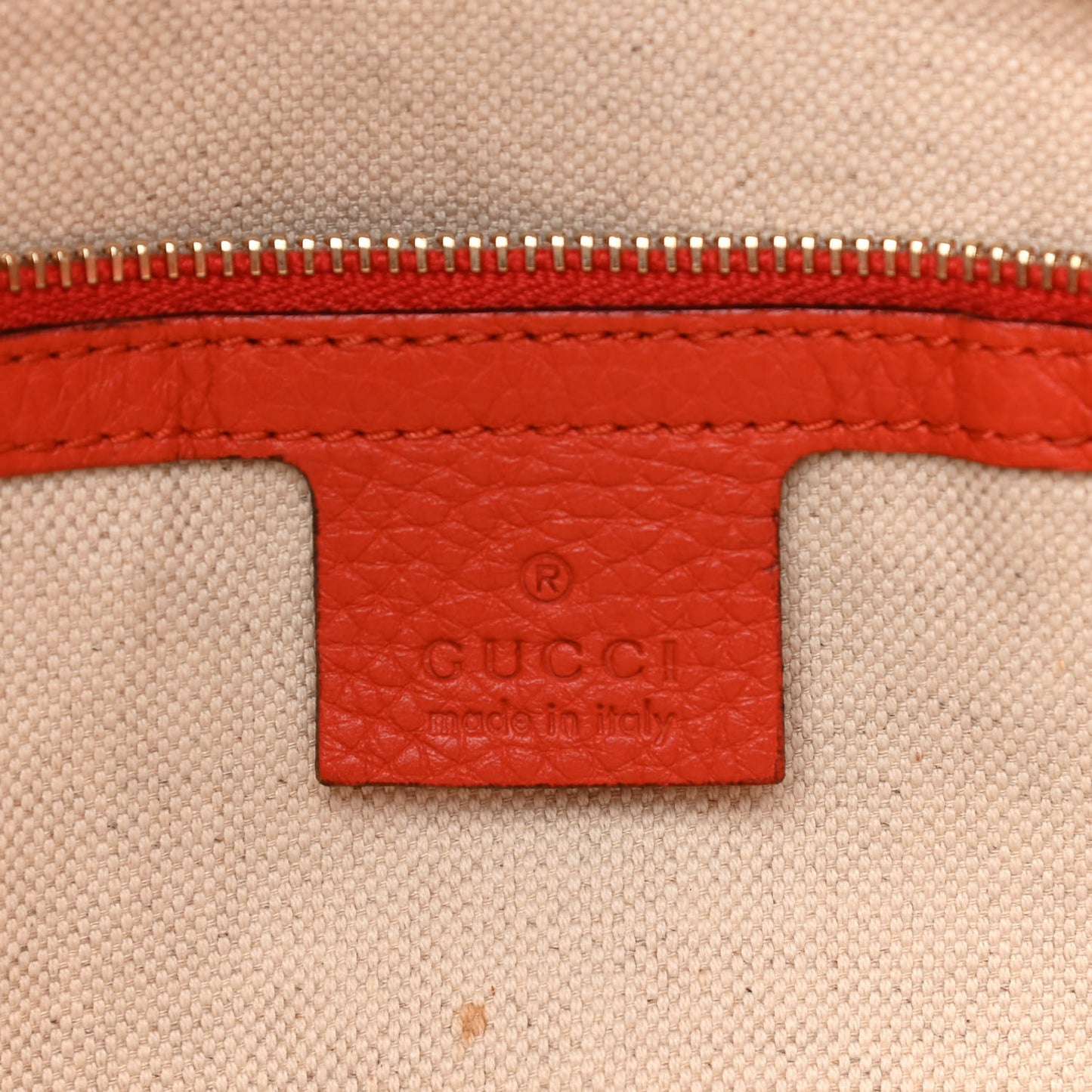 Monogram Cellarius Calfskin Medium Miss GG Top Handle Bag Beige Ebony New Dark Orange