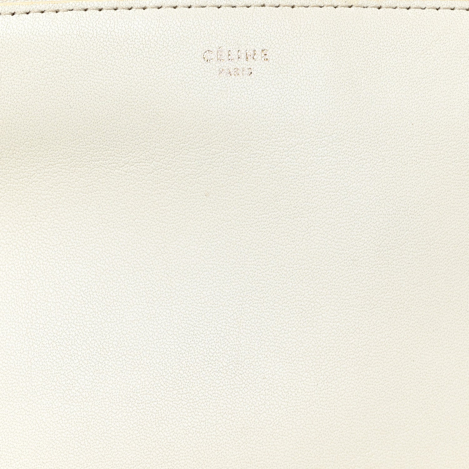 Celine Lambskin Large Trio Crossbody Bag White 8 of 18