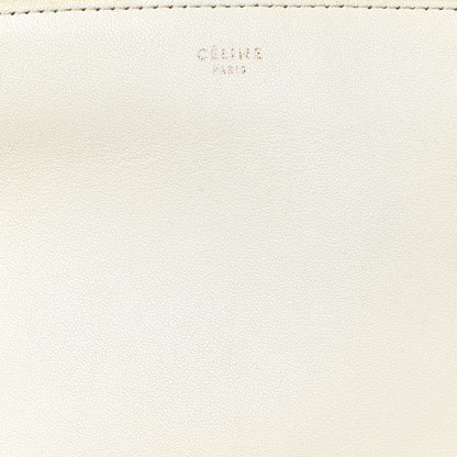 Celine Lambskin Large Trio Crossbody Bag White 8 of 18