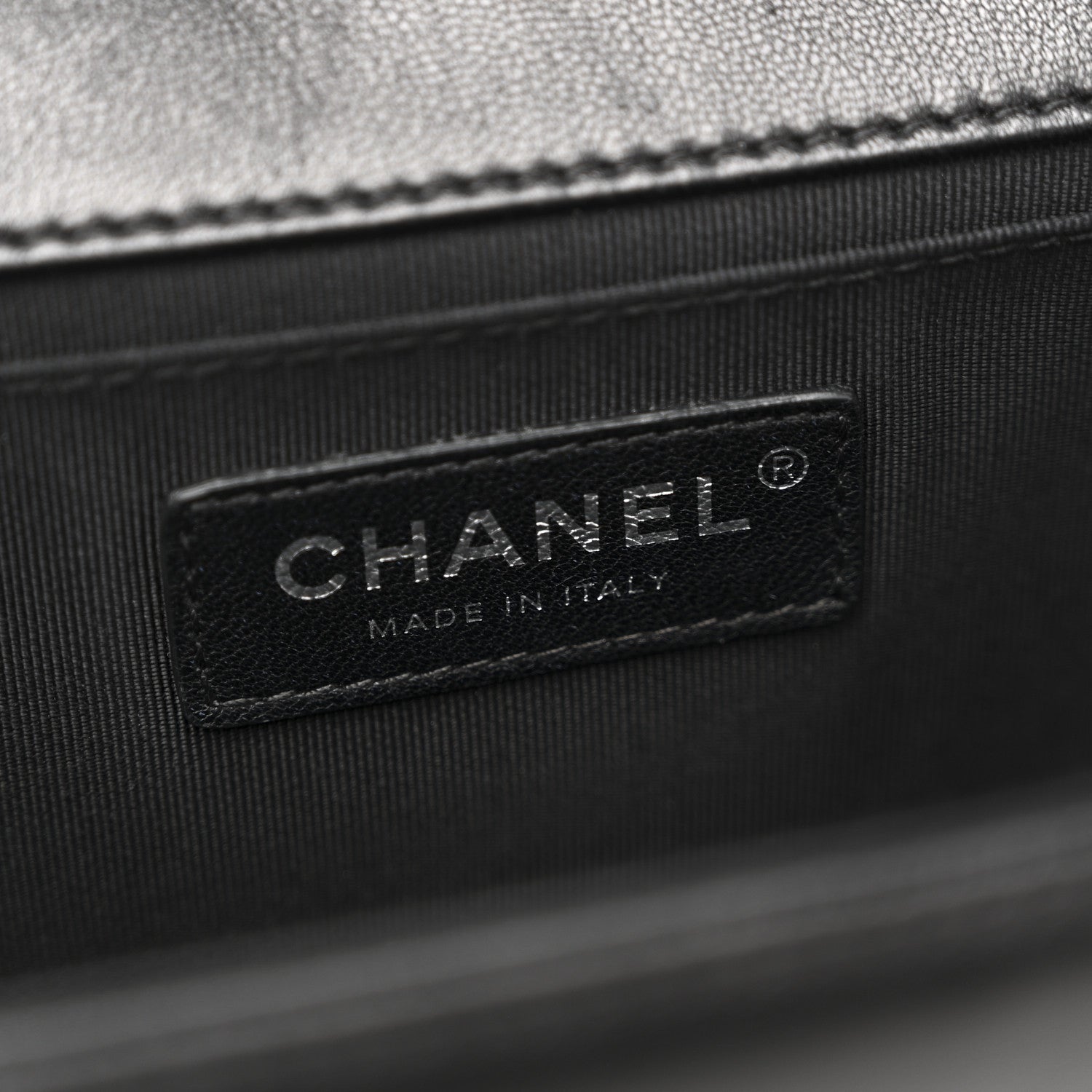 Chanel Lambskin Quilted Medium Boy Flap Black 6 of 13