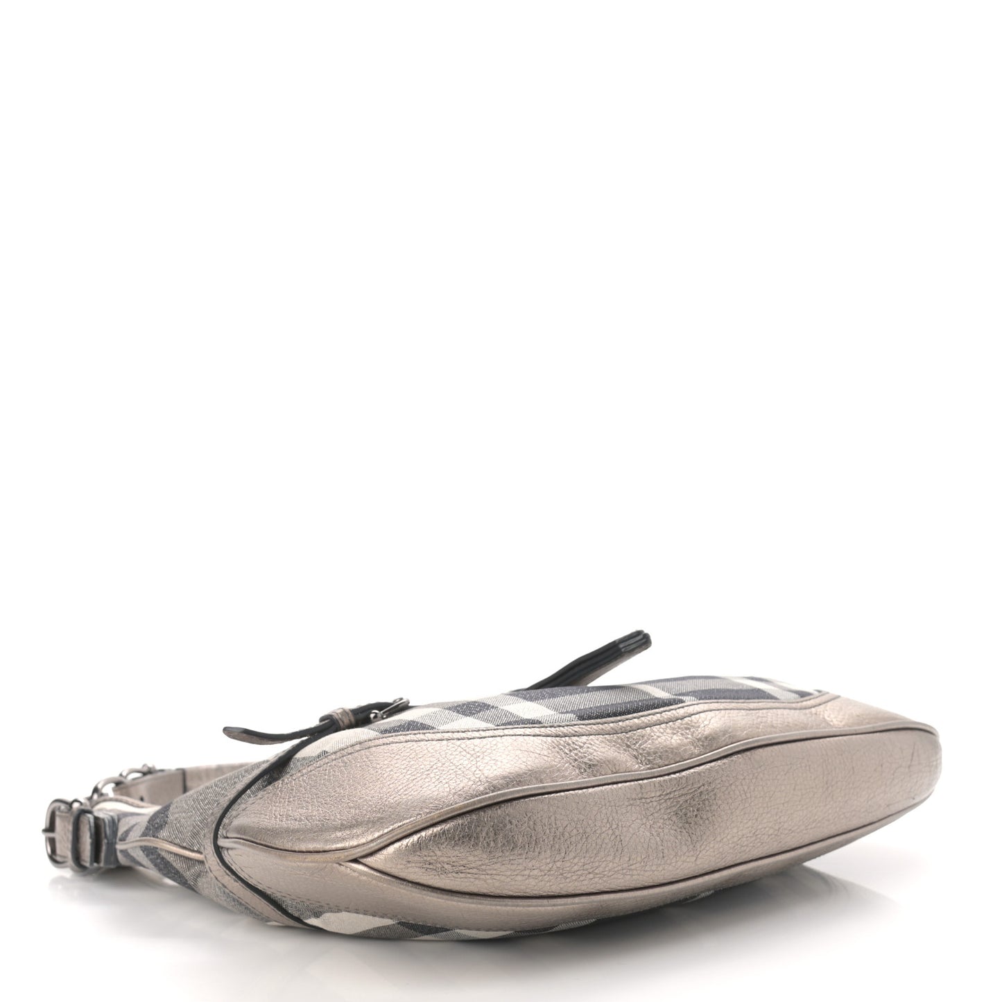Shimmer Check Brooke Hobo Silver
