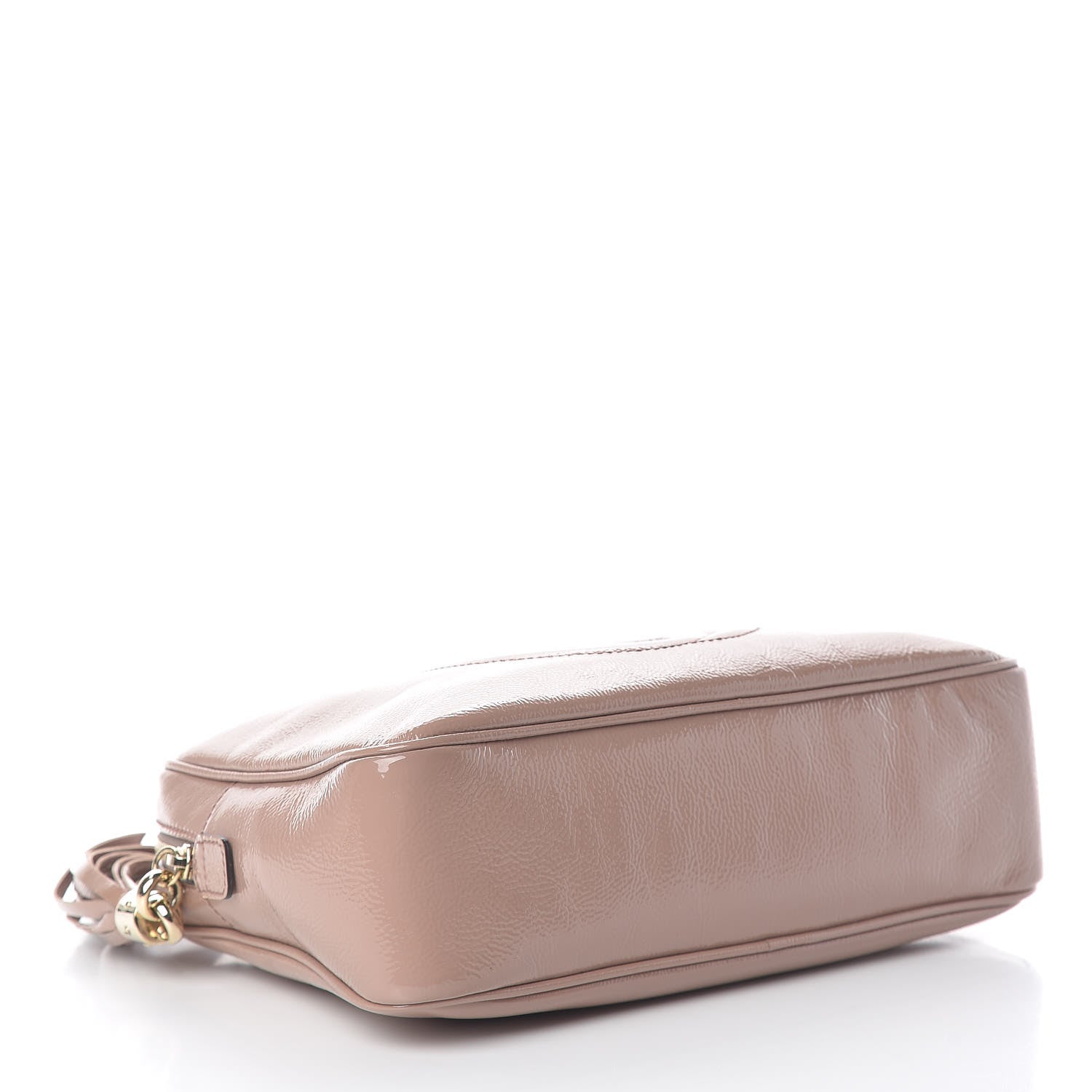 Gucci Soft Patent Small Soho Bowler Dark Cipria 4 of 16