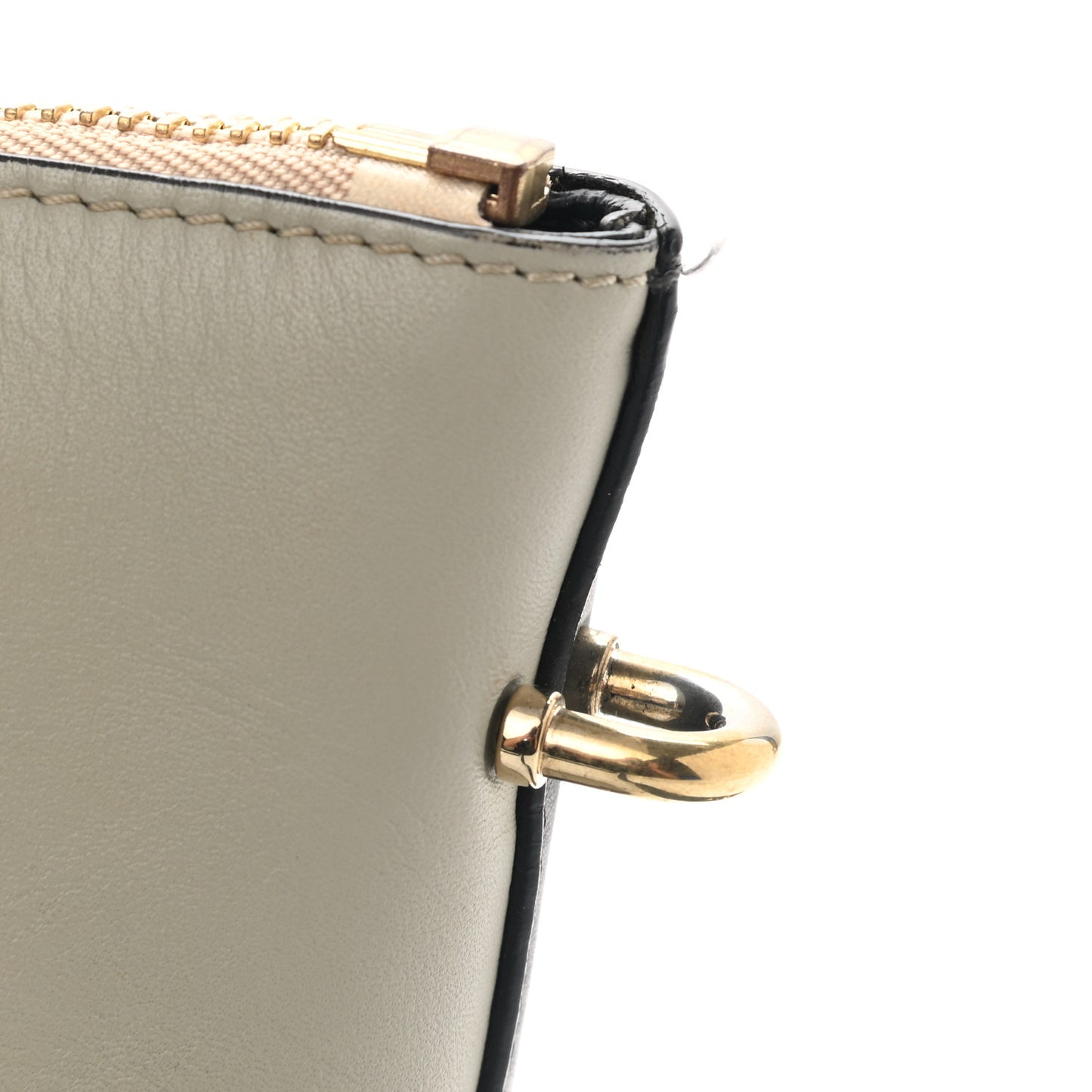 Smooth Calfskin Medium Baylee Tote Marshmallow