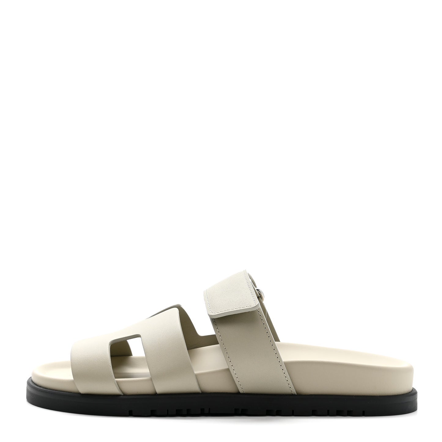 Calfskin Womens Chypre Sandals 36.5 Beige Esquisse