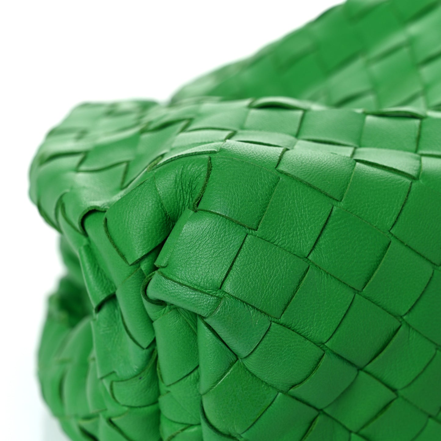 Nappa Maxi Intrecciato The Pouch Oversized Clutch Parakeet