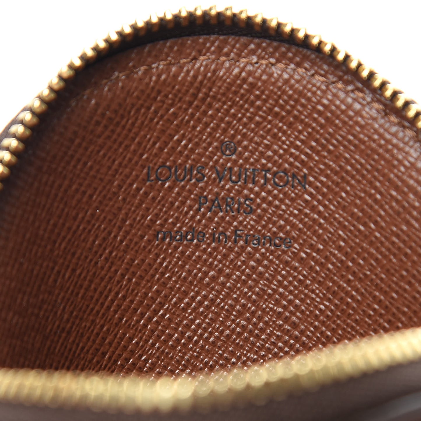 Monogram Round Coin Purse