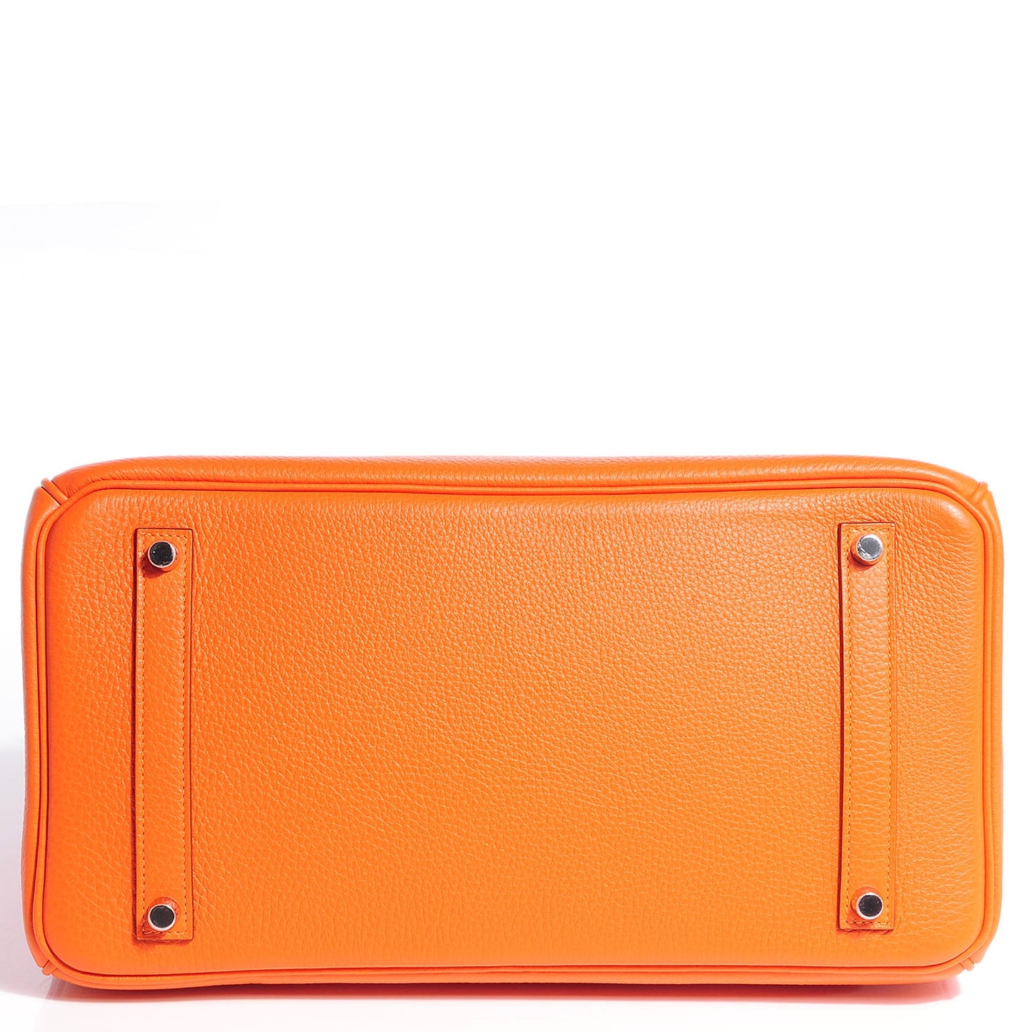 Taurillon Clemence Birkin 35 Feu Orange