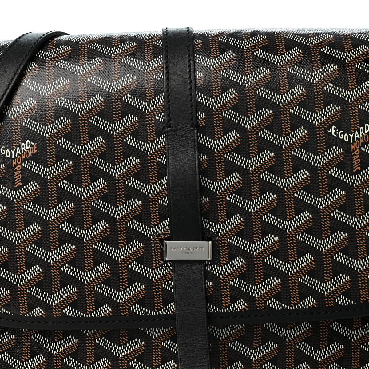 Goyard Goyardine Belvedere II MM Messenger Bag Black 7 of 9