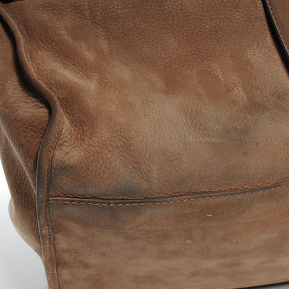 Gucci Nubuck Large Soft Stirrup Shoulder Bag Light Brown 8 of 12