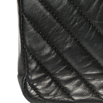 Chanel Lambskin Chevron Quilted Mini Rectangular Flap So Black 22 of 29