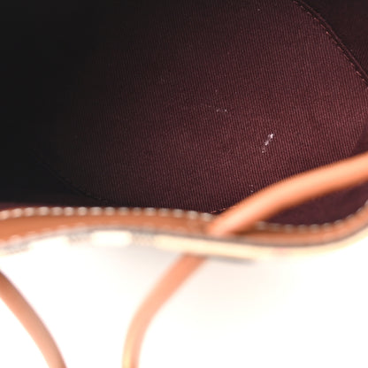 Burberry E-Canvas Vintage Check Mini Drawstring Bucket Bag Briar Brown 5 of 10