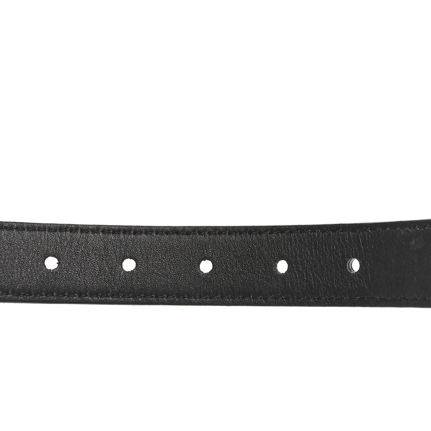 Smooth Calfskin 20mm Cintura Belt 80 32  Black