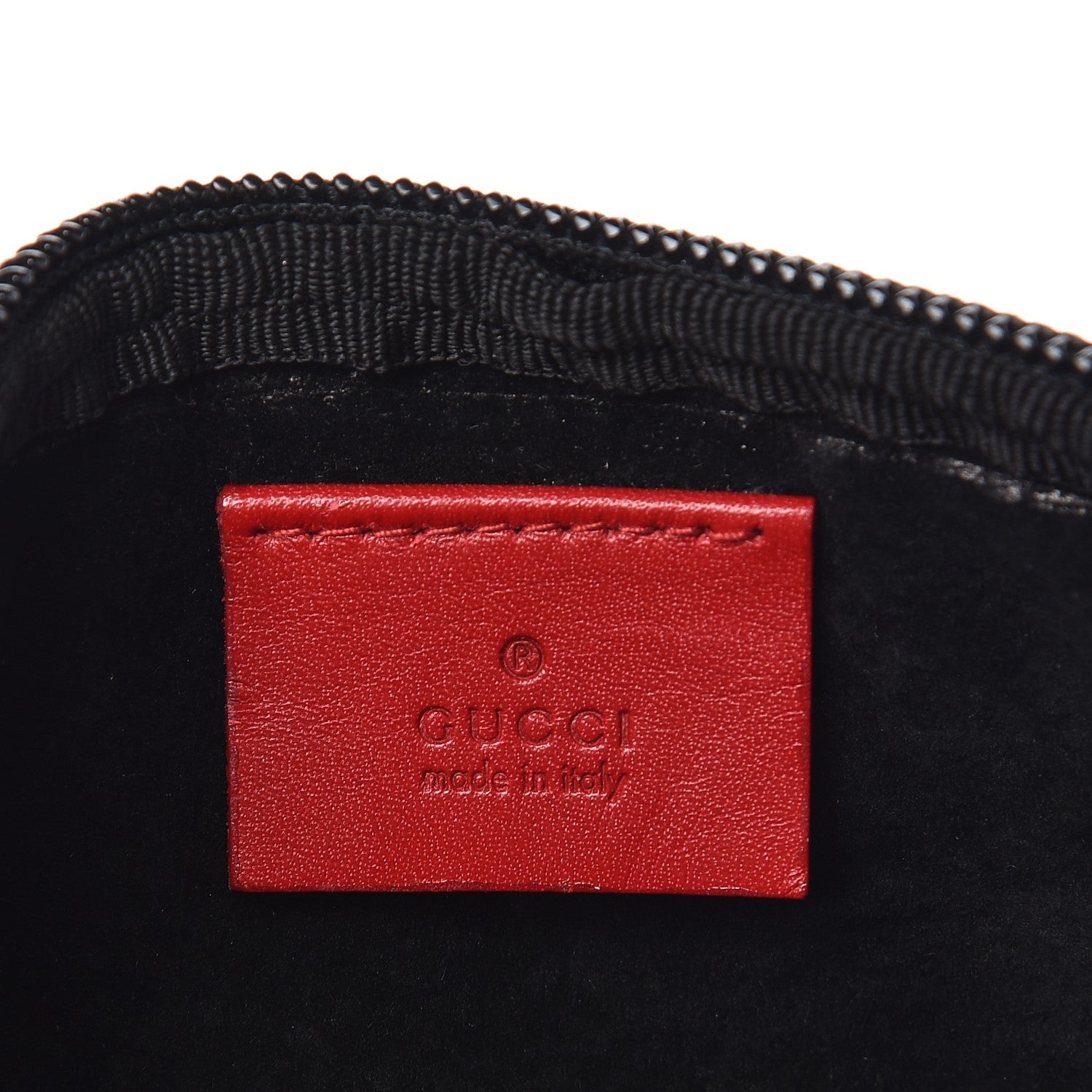 Gucci Monogram Small Cosmetic Case Red Black 6 of 7
