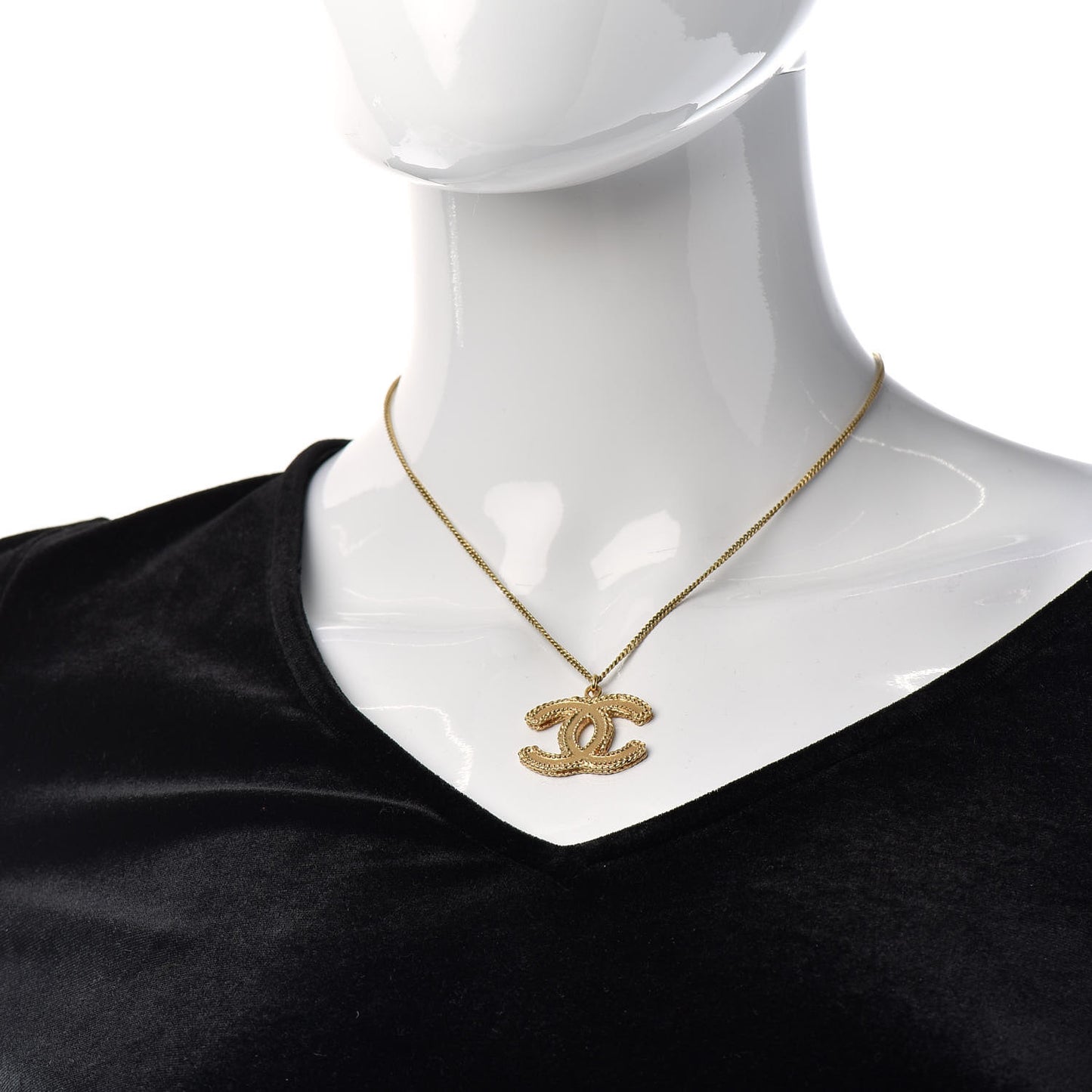 CC Necklace Matte Gold