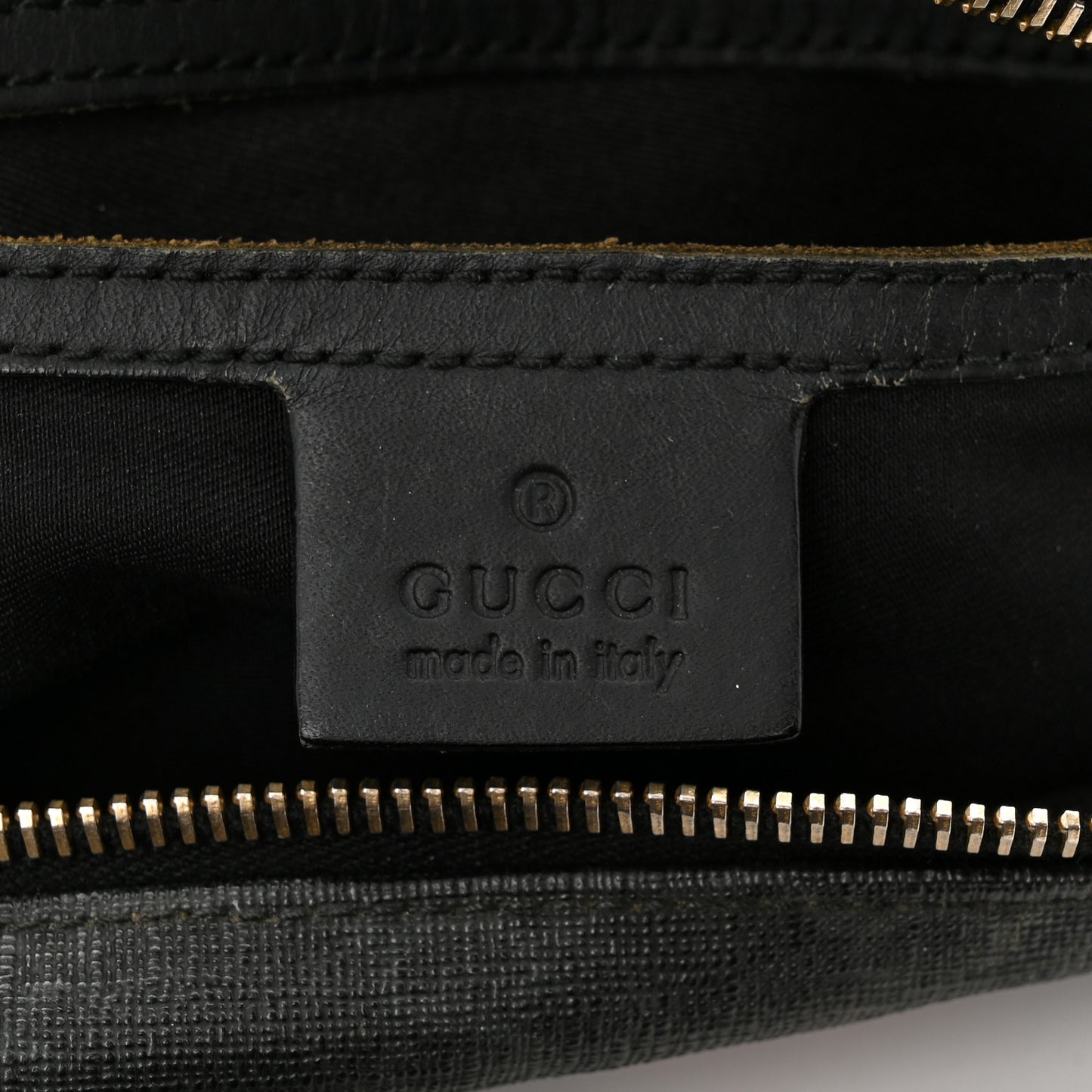 GG Plus Monogram Web Messenger Bag Black