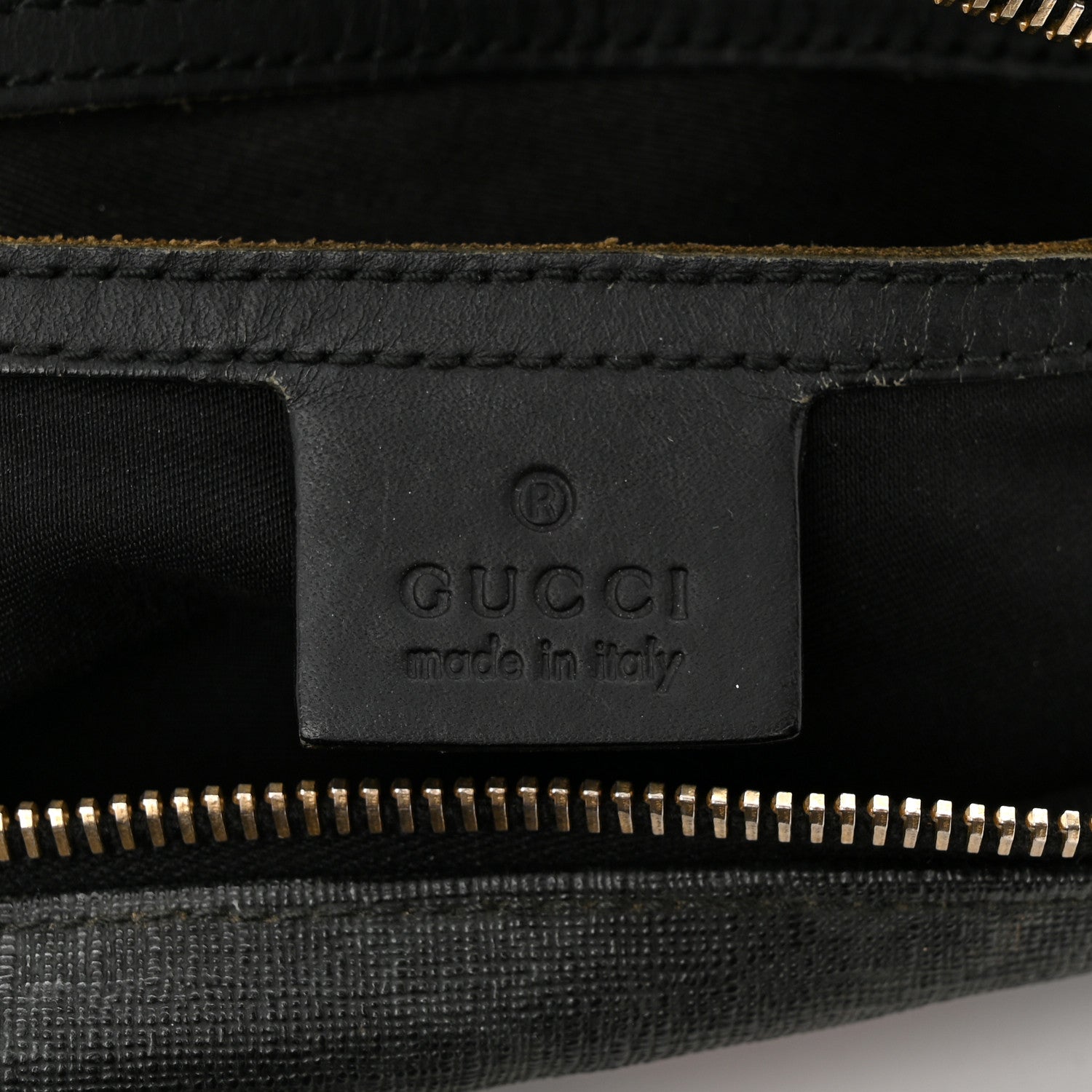 Gucci GG Plus Monogram Web Messenger Bag Black 6 of 10