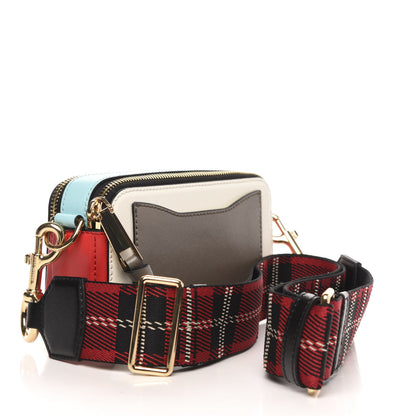 Marc Jacobs Saffiano Small Snapshot Camera Bag Porcelain Multi 3 of 9