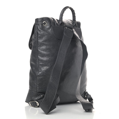 Balenciaga Agneau Classic Silver Hardware S Traveler Backpack Gris Fossile 2 of 6