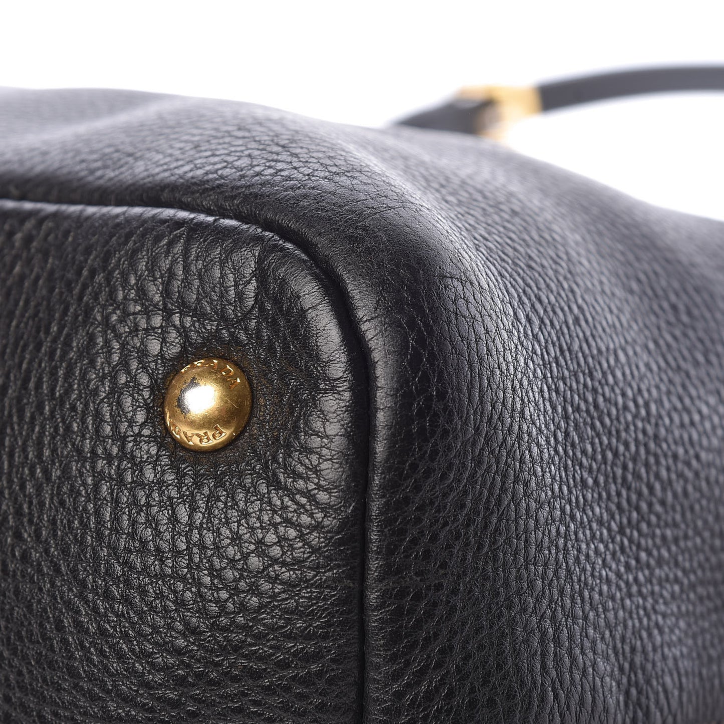 Vitello Daino Tote Black