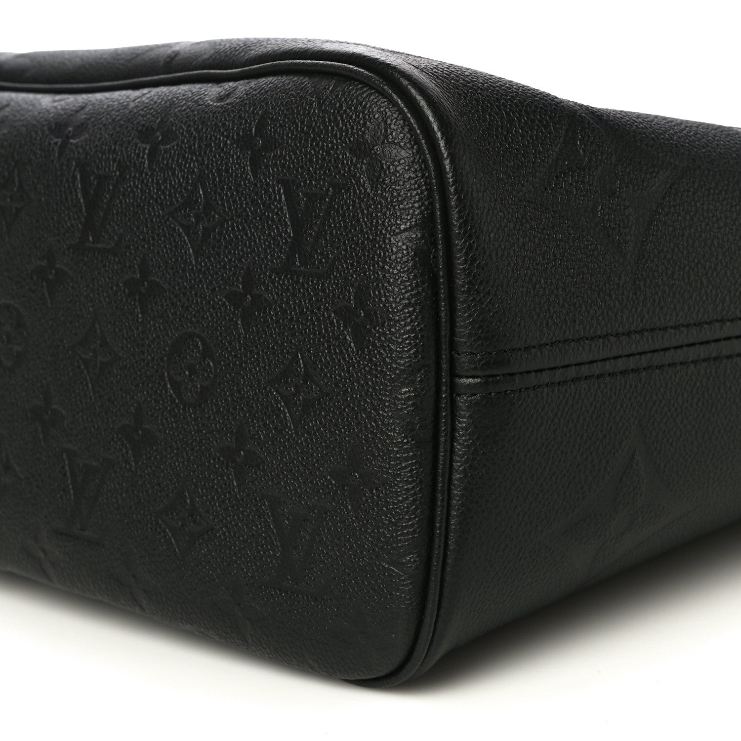Louis Vuitton Empreinte Monogram Giant Neverfull MM Black 9 of 10