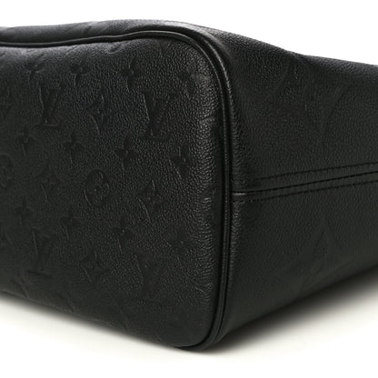 Louis Vuitton Empreinte Monogram Giant Neverfull MM Black 9 of 10