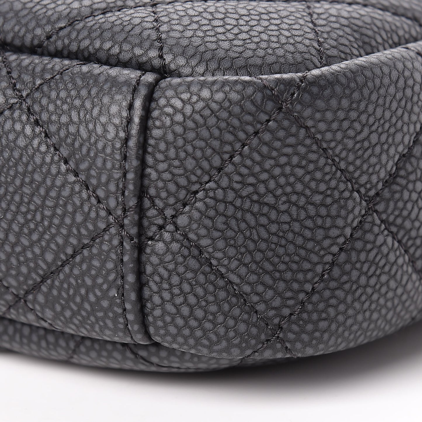 Caviar Quilted Small Coco Tassel Camera Case Dark Navy
