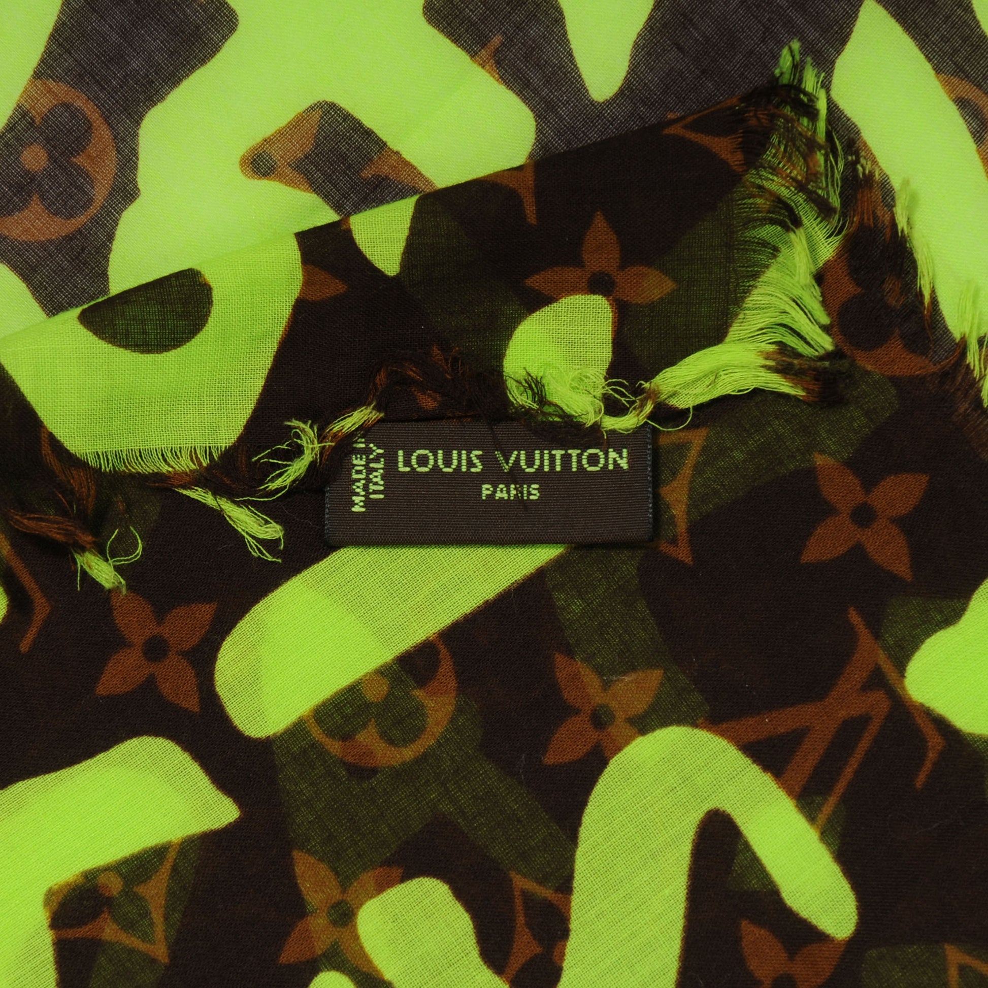 Louis Vuitton Cotton Graffiti Green 4 of 5